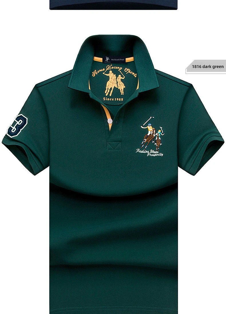Herren Poloshirt POLO Shirt T-Shirt Kurzarm Hemd Polohemd Fashion Top