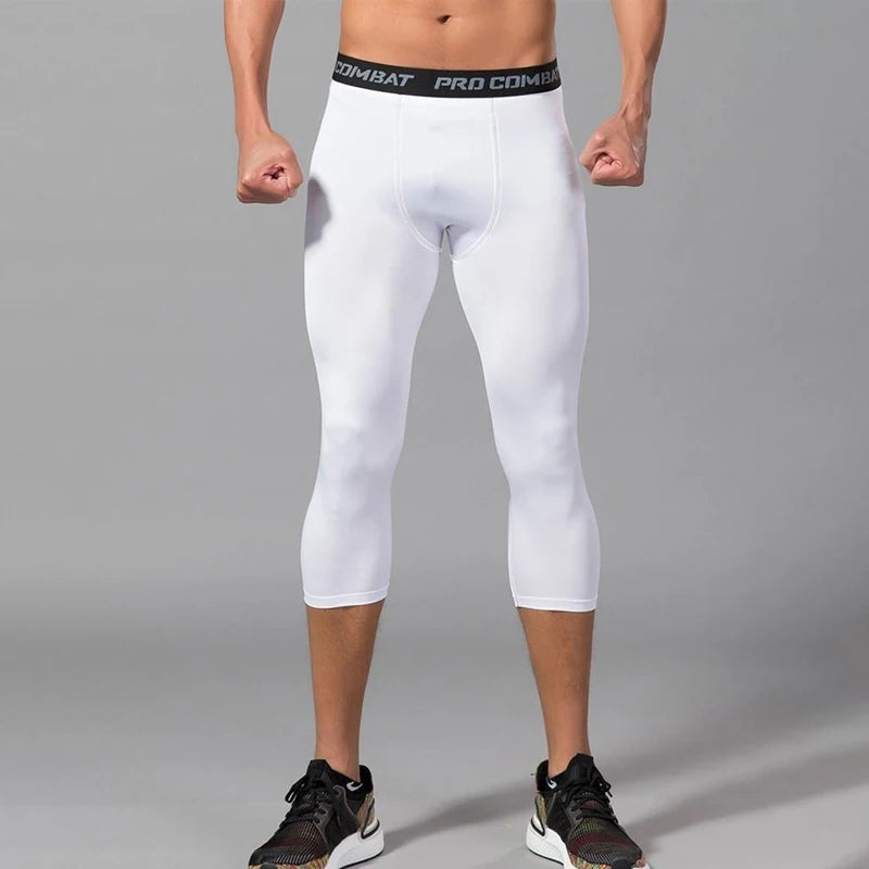 Herren Leggings Sporthose Jogginghose Trainingshose Lauf Hose Kompressionshose