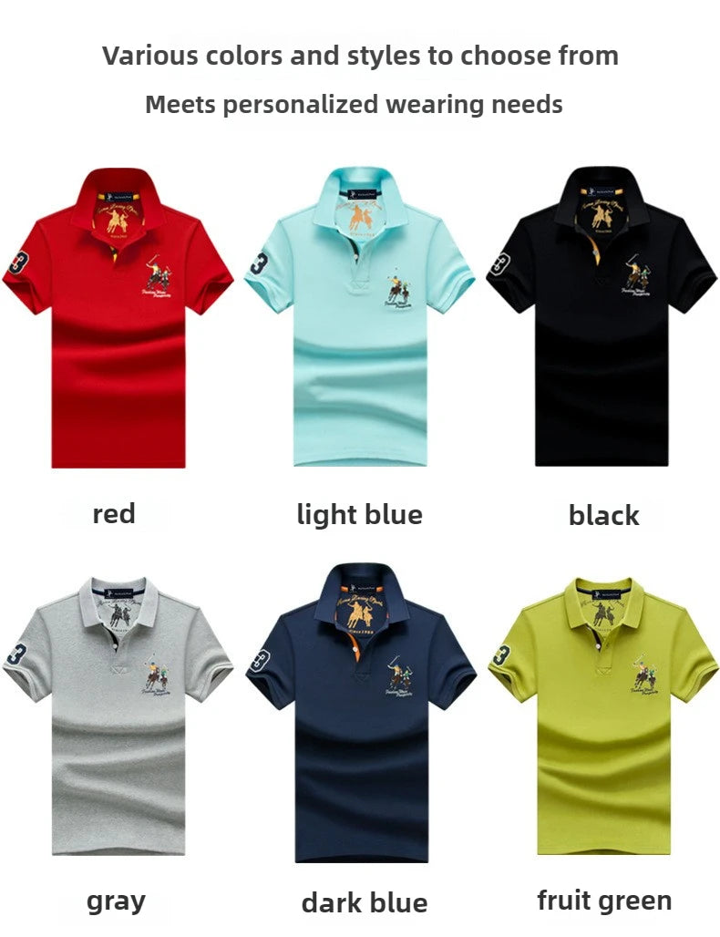 Herren Poloshirt POLO Shirt T-Shirt Kurzarm Hemd Polohemd Fashion Top