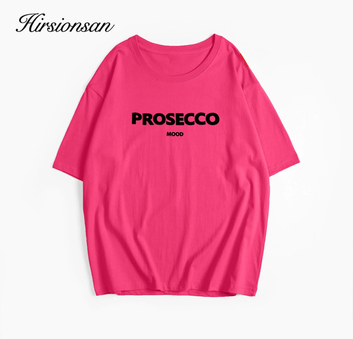 Damen Sommer Top Prosecco T-Shirt Rundausschnitt Hemd & Bluse Damentop Mädchen