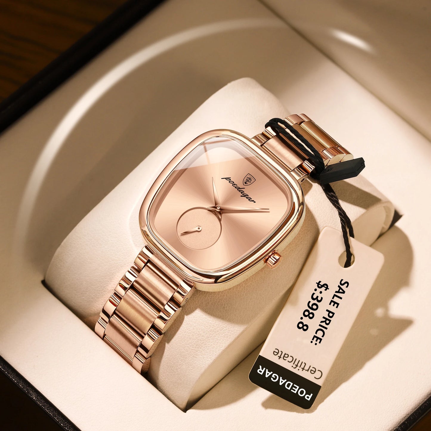 Damen Armbanduhr Armband Uhren Luxus Quarz Uhr Silber Gold Business Quarzuhr