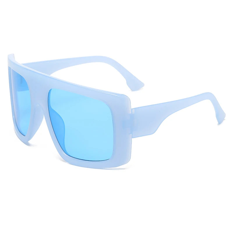 Occhiali da sole ovali oversize per donna e uomo Fotocromatici Polarizzati UV400