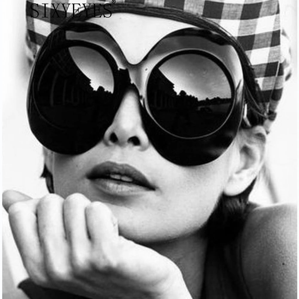 Occhiali da sole ovali oversize per donna e uomo Fotocromatici Polarizzati UV400