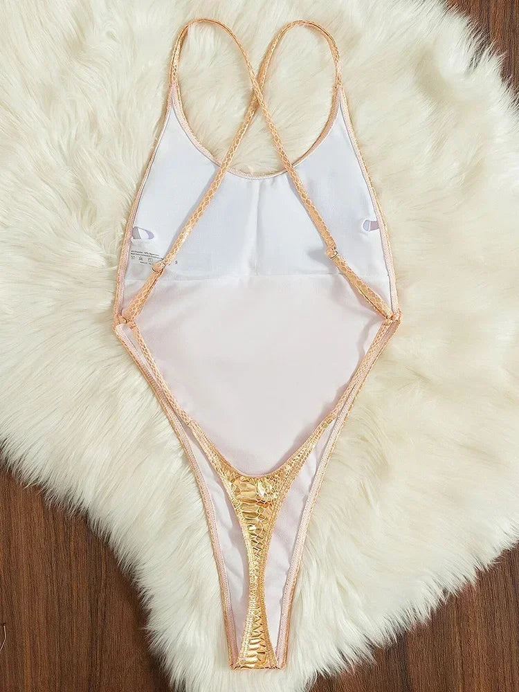 Frauen Bademode High Cut Bikini Set Sexy Push Up Badeanzug Damen Tanga Swimwear