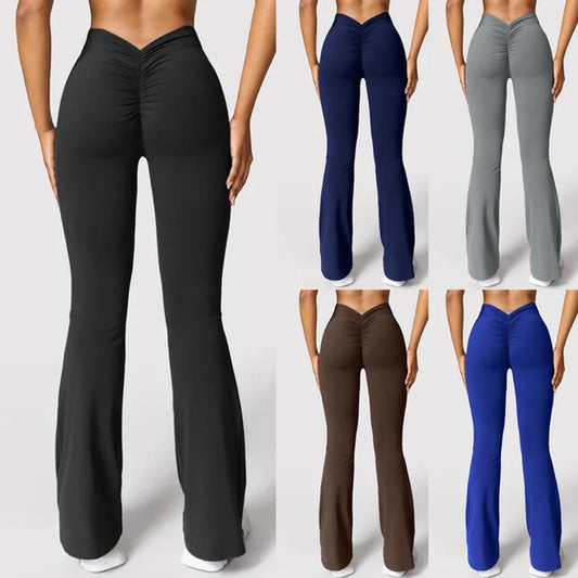 Leggins Donna Push up Vita Alta Pantaloni Sportivi Fitness Yoga Palestra Tuta