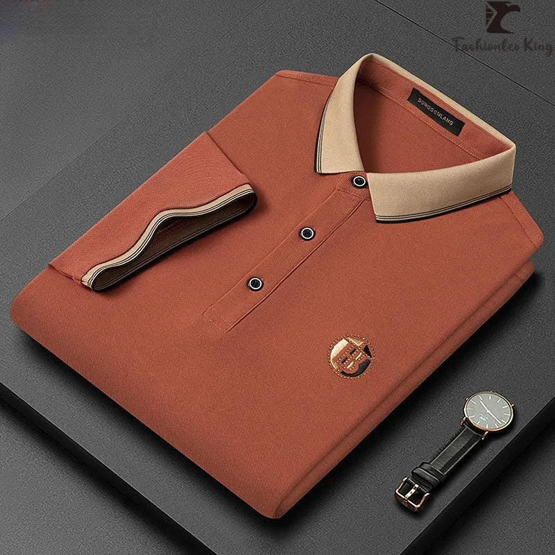 Herren Poloshirt POLO Shirt Zip Kontrast Kragen Kurzarm Slim Fit Hemd Polohemd