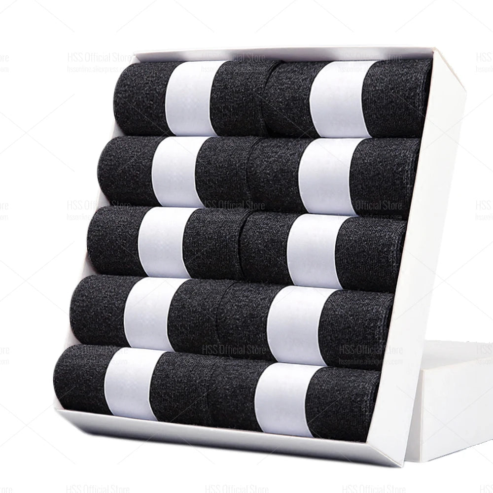 10 Paar Herren Business Socken aus Bambusfaser Atmungsaktives größe 38-45