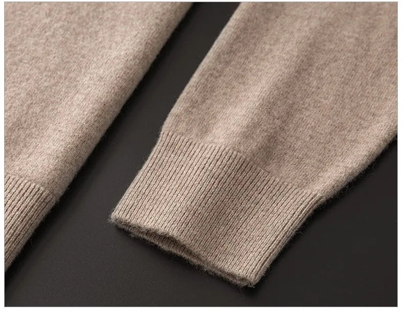 Herren Rollkragen Pullover Sweatshirt Leichter Pulli Sweater Shirt Langarmshirt