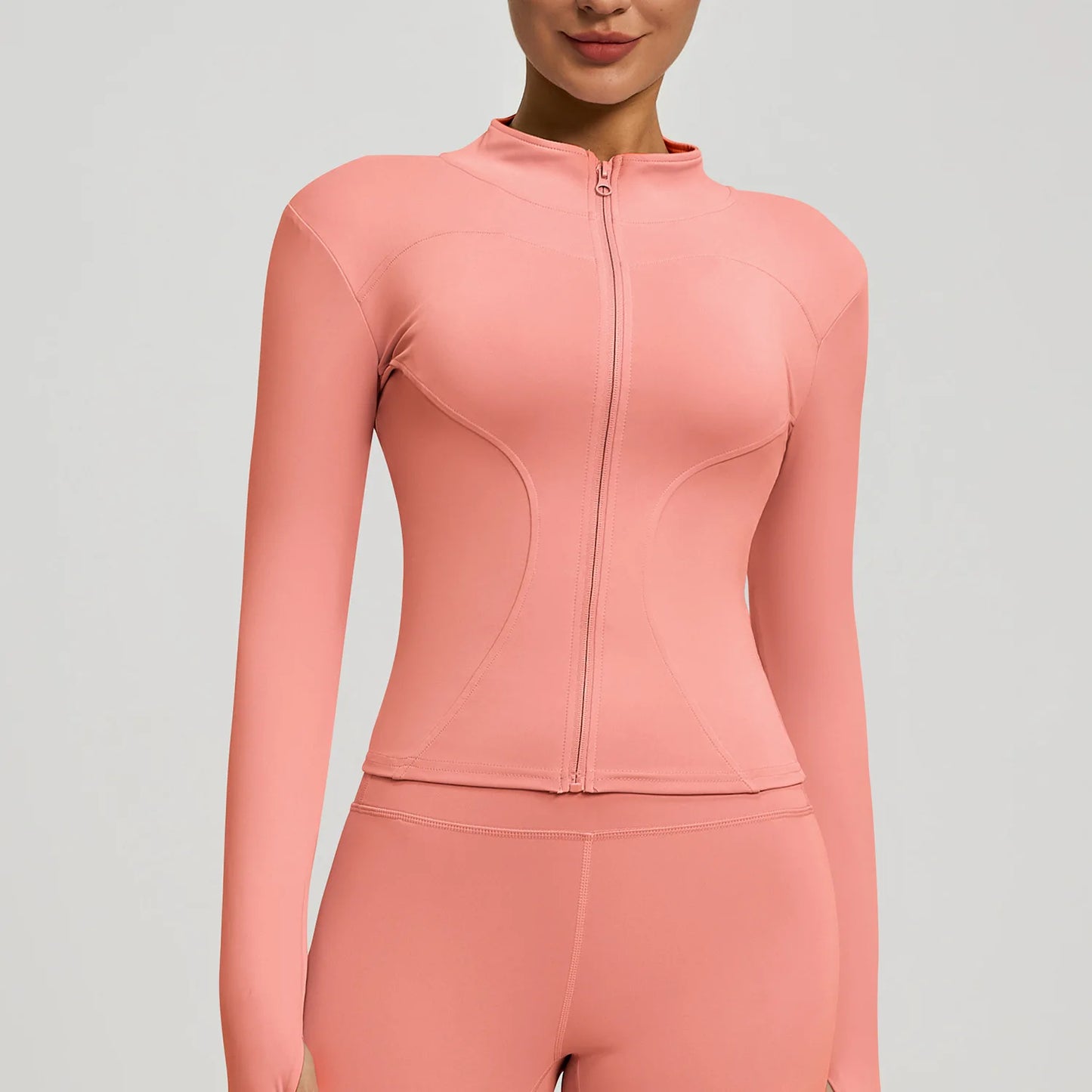 Felpa Donna Giacca Sportiva Con Zip Tuta Maniche Lunghe Cappuccio Maglia Shirt