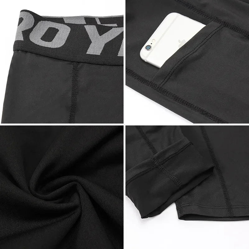 Herren Leggings Sporthose Jogginghose Trainingshose Lauf Hose Kompressionshose