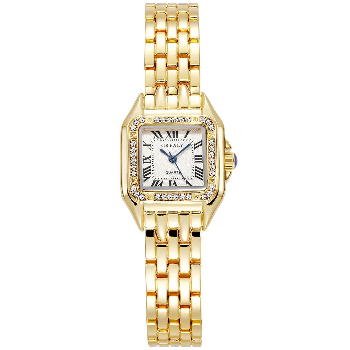 Damen Armbanduhr Quarzuhr Luxus Quartz Armband Uhr Chronograph Business Damenuhr