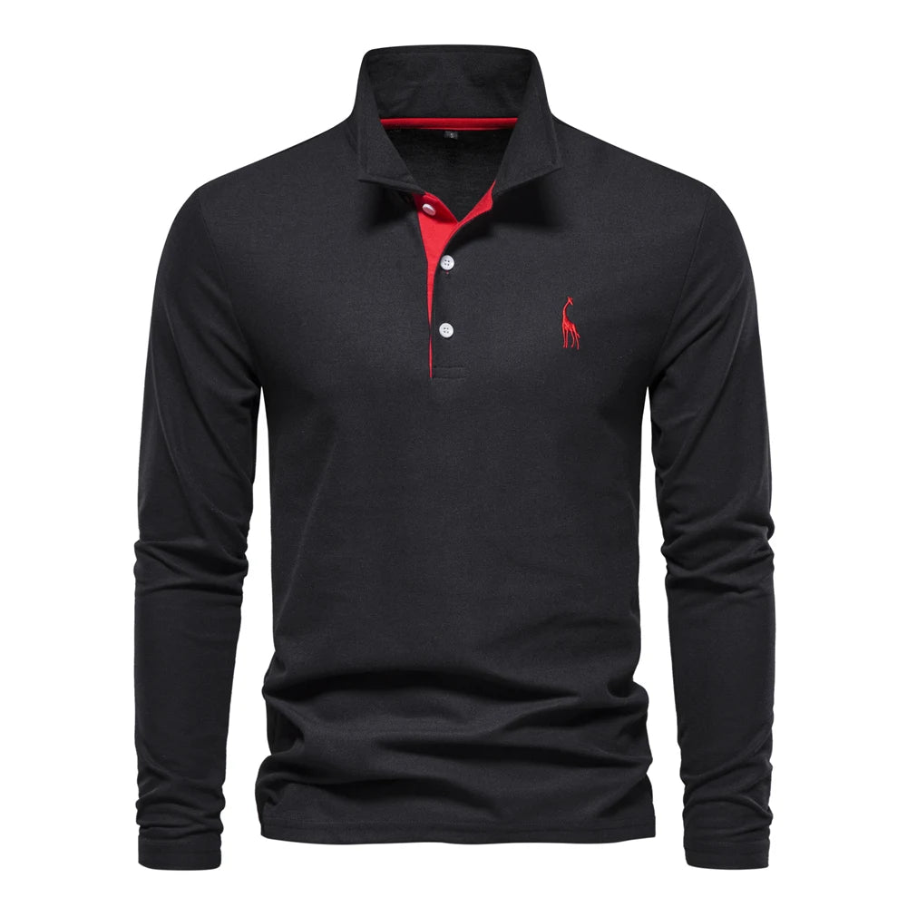Herren Pullover Sweatshirt Troyer Pulli Sweater Poloshirt Langarmpulli Polohemd