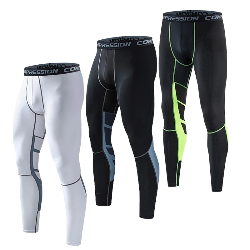 Herren Leggings Sporthose Jogginghose Trainingshose Lauf Hose Kompressionshose