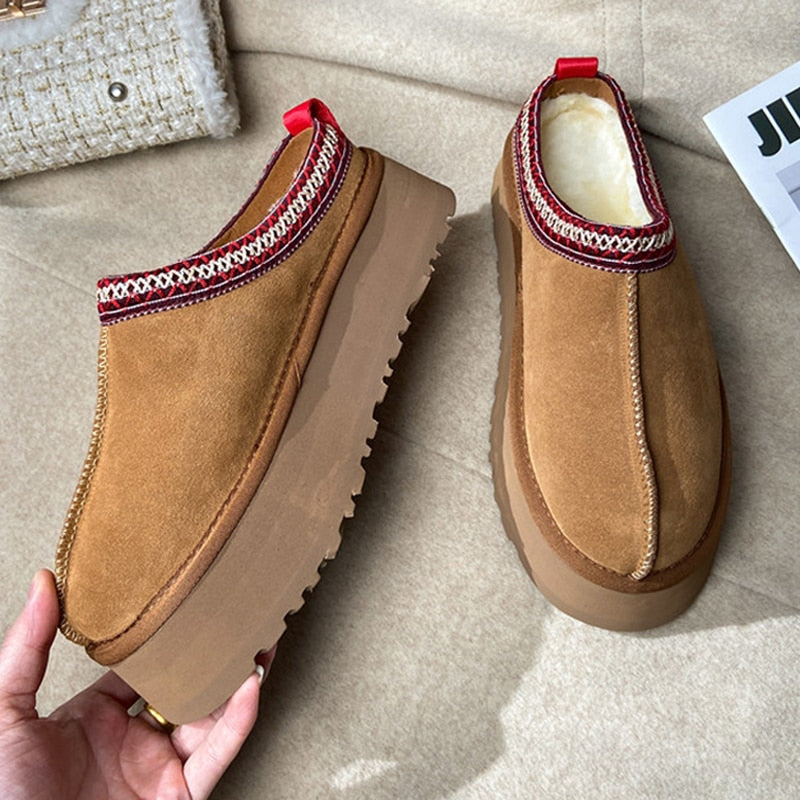 Damen Hausschuhe Pantoffeln Winterschuhe Plüsch Samt Slippers Wärme Gefütterte
