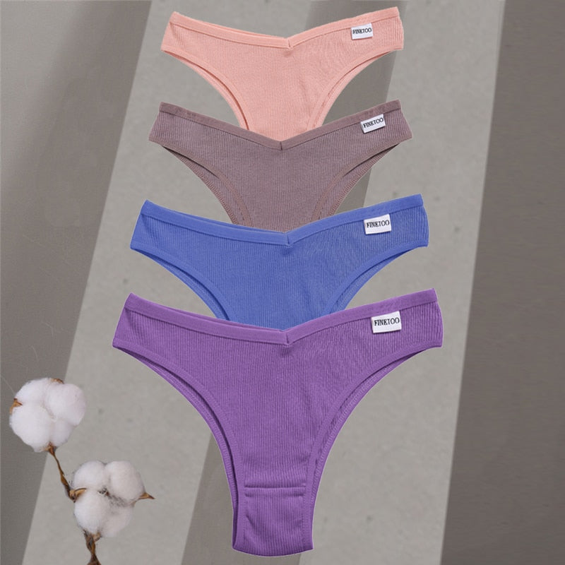 4Stk Frauen Spitze Tanga String Höschen Sexy Schlüpfer Slip Dessous Unterwäsche