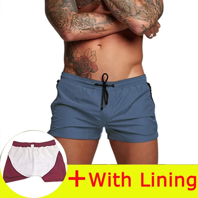 Herren Badehose Badeshort Kurze Hose Shorts Schwimmhose 100% Polyester NEU