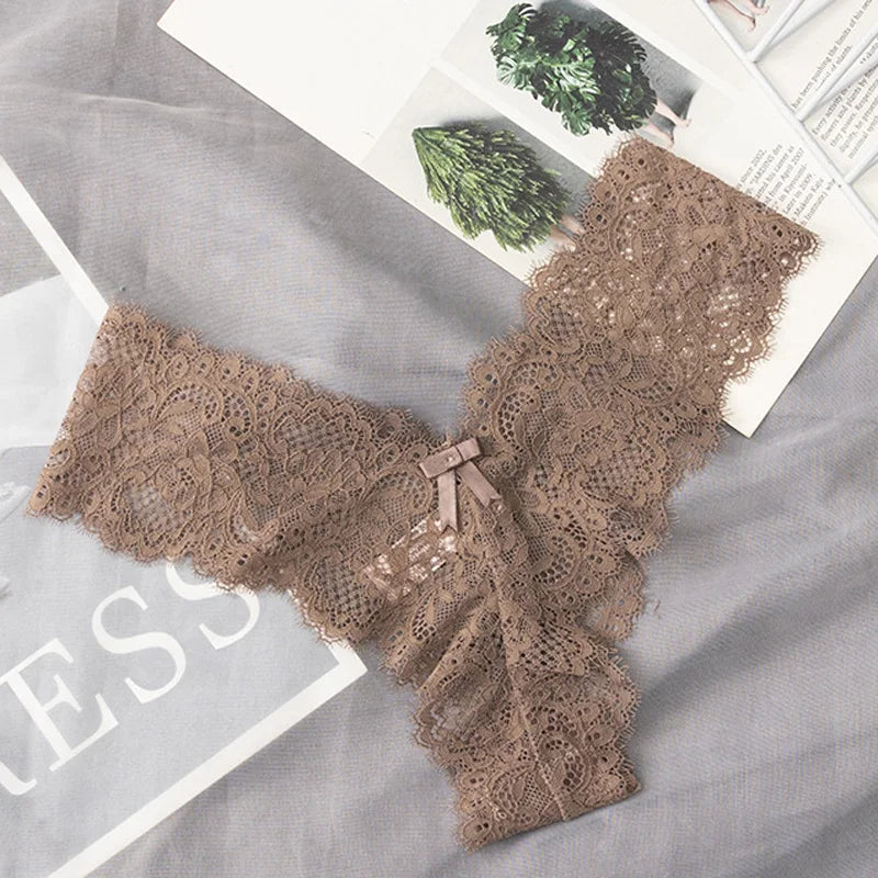 Frauen Spitze Tanga String Höschen Sexy Schlüpfer Slip Dessous Unterwäsche