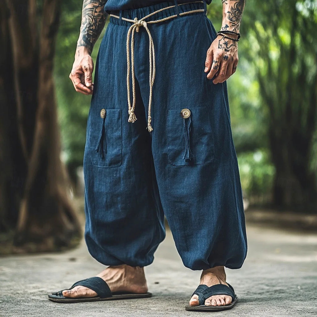 Männer Hose Haremshosen Pumphosen Pluderhosen Hosenrock Herrenrock Kilt Jogger