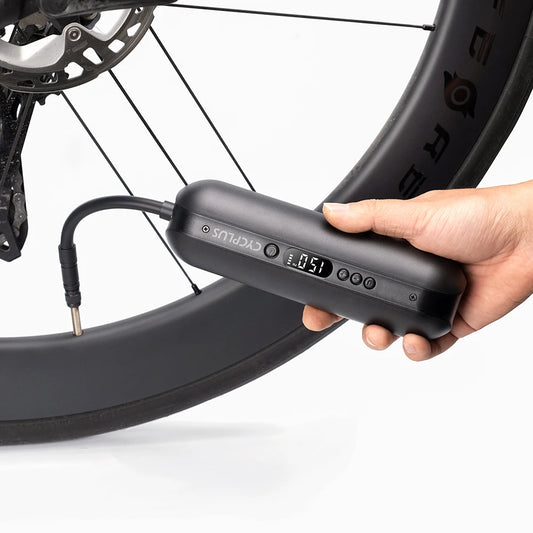 Elektrische Fahrradpumpe Akku Luftpumpe Auto Reifen Kompressor Power Bank