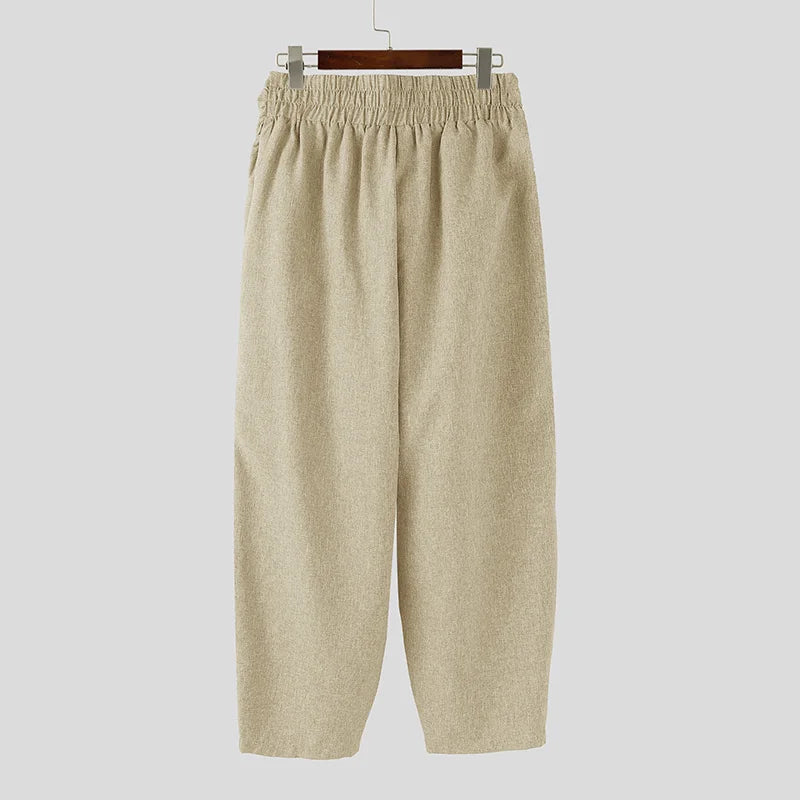 Pantaloni Uomo Fitness Pants Turca Etnici Kilt Sarouel Harem Aladin Leggings
