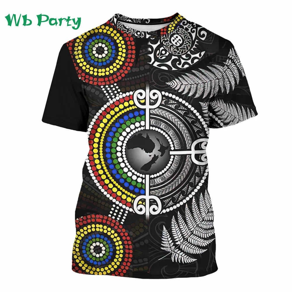 Aztec Themed Muster 3D Print T-Shirt Kompressionsshirt Kurzarm T-Shirt Herren Sommer T-Shirts Vintage Print Herrenbekleidung Tops