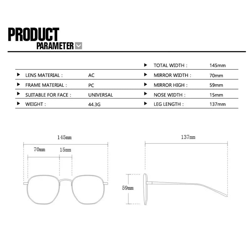 Damen Sonnenbrille Designer Luxus Brille Quadratische Übergröße Gläser Vintage