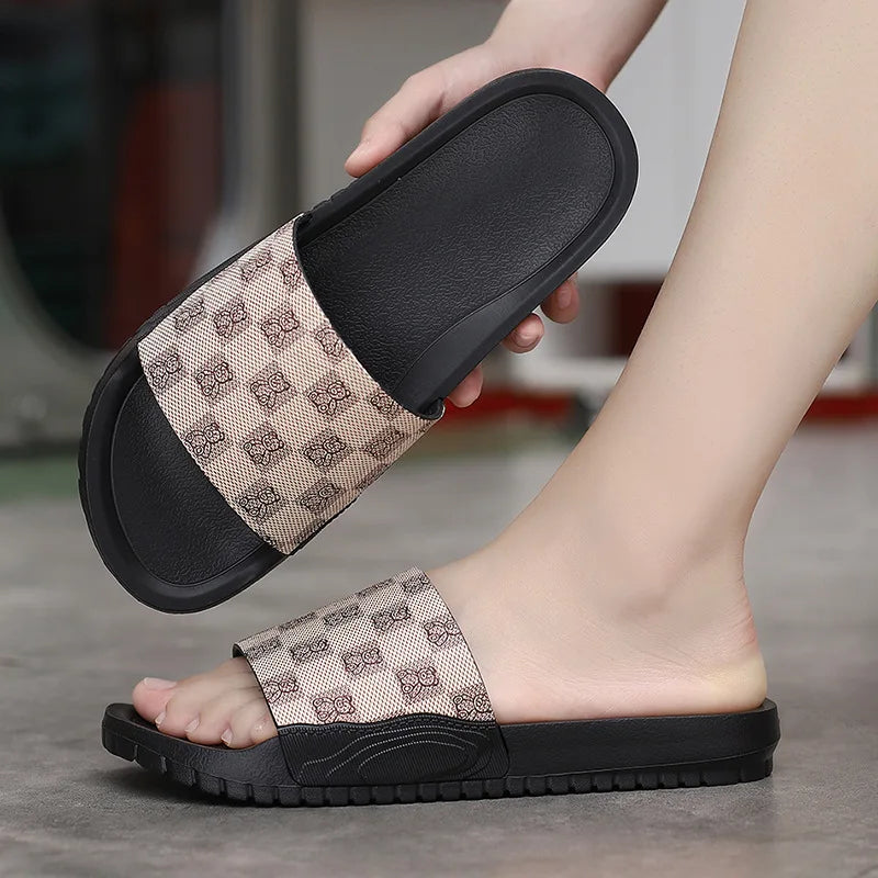 Badelatschen Hausschuhe Flip Flops Frauen Herren Sandalen rutschfeste Slippers
