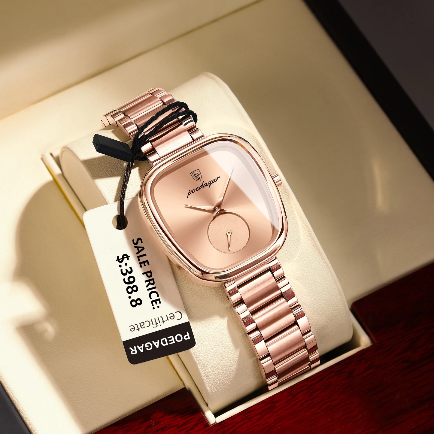 Damen Armbanduhr Armband Uhren Luxus Quarz Uhr Silber Gold Business Quarzuhr