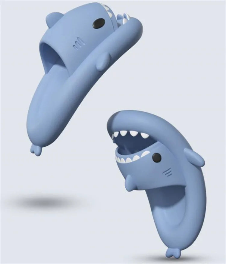 Shark Slippers Badelatschen Frauen Hausschuhe Anti-Rutsch Flip Flops Sandalen