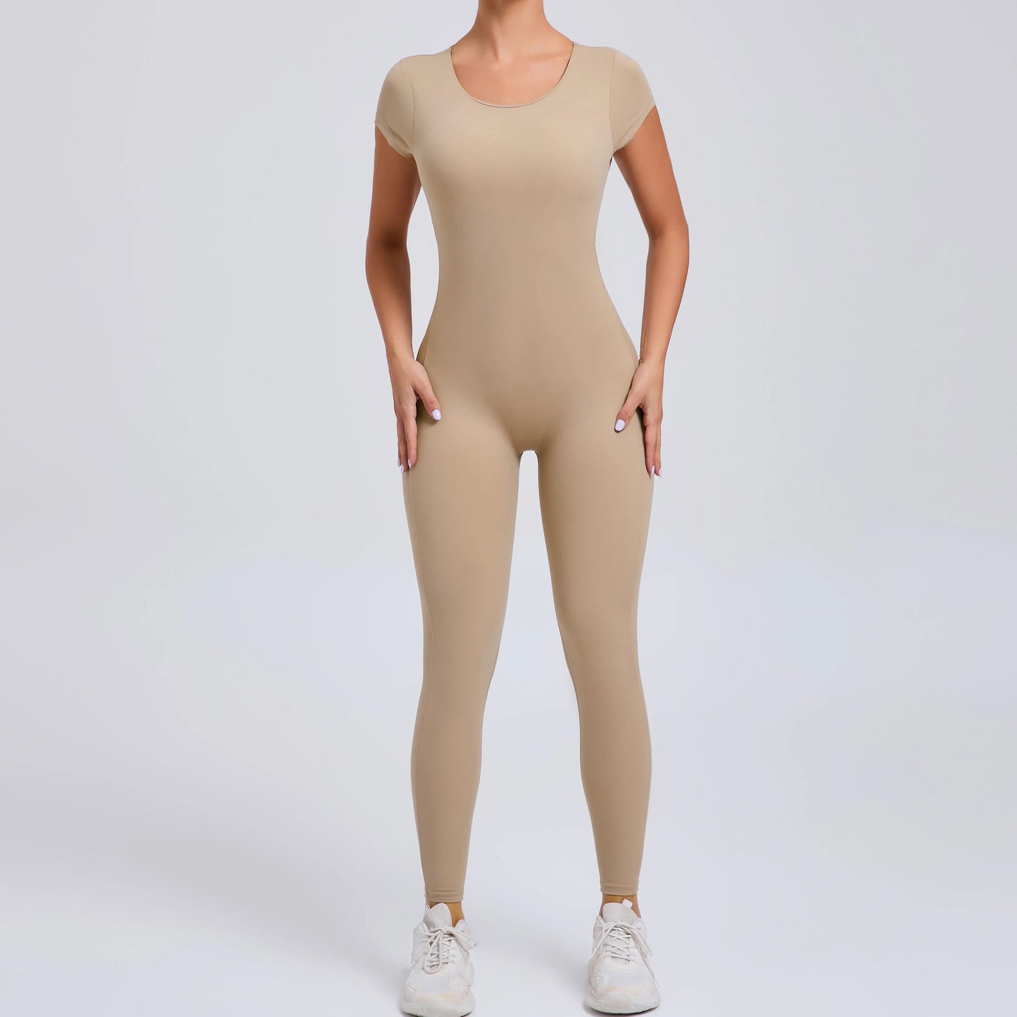 Tuta intera Sportiva Donna Rompers Pantaloni Yoga Palestra Sexy Jumpsuit Tutina