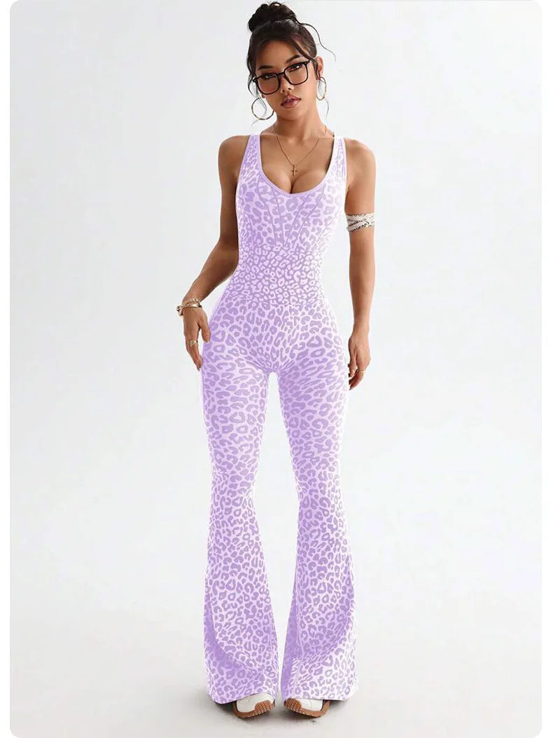 Damen Overall Bodycon Jumpsuit Streetwear Fitness-Strampler Leggins Yoga Hose