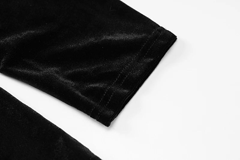 Dulzura Herbst Samt Sexy Y2K Kleidung Lange Hülse O-ansatz Bodycon Dünne Zipper Overall Frauen Sportliche Streetwear Strampler Outfits