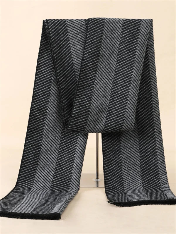 Herren Schal Winterschal Stola Schlauchschal Halstuch Wollschal Strickschal Loop