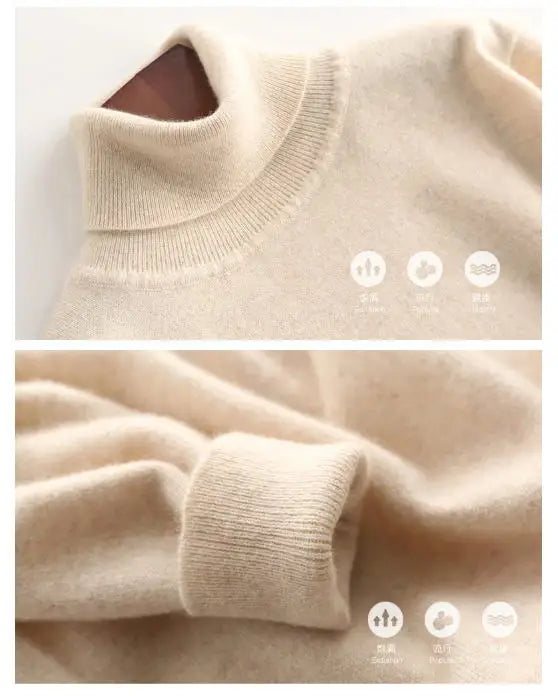 Herren Rollkragen Pullover Sweatshirt Leichter Pulli Sweater Shirt Langarmshirt