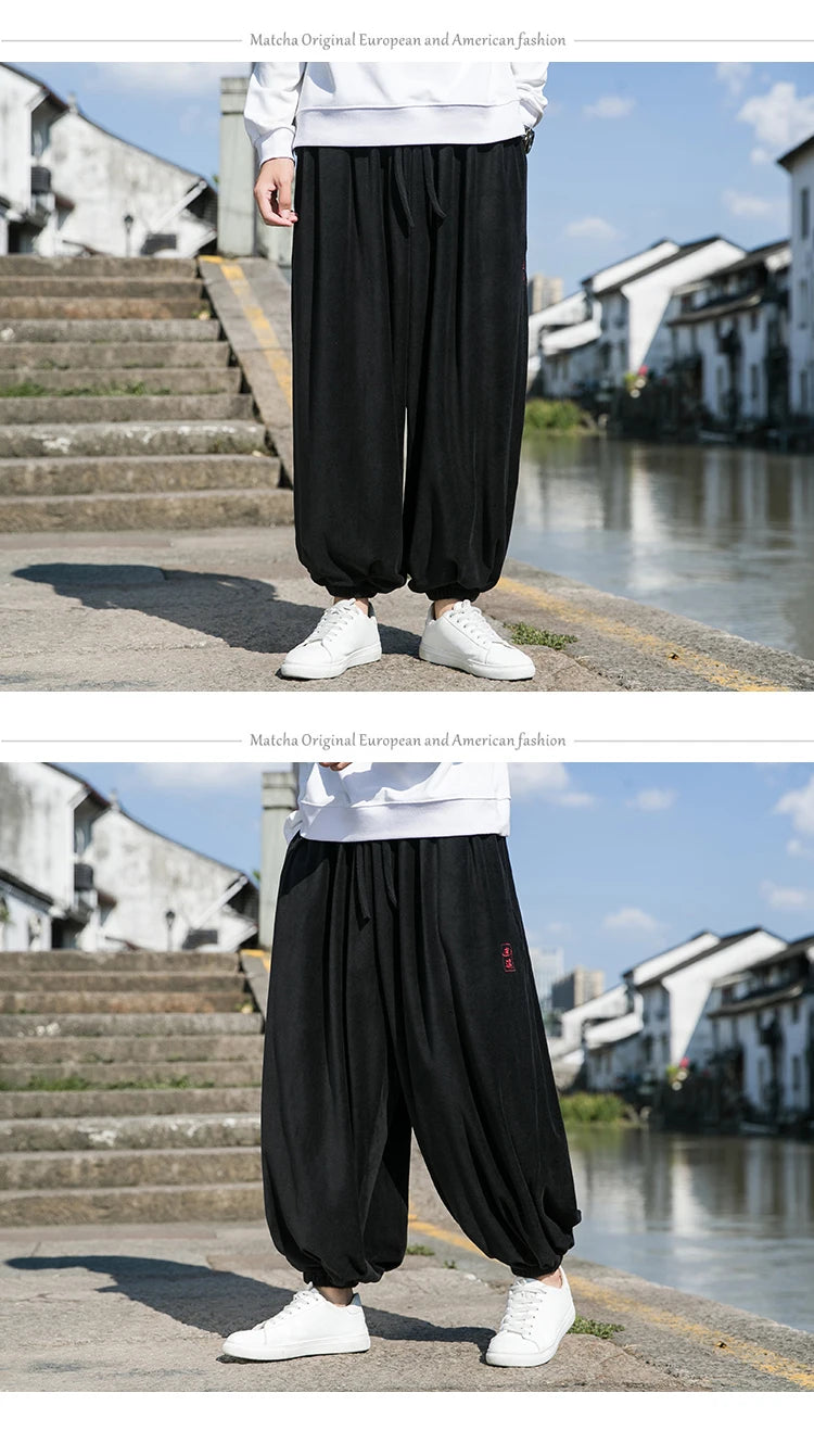 Männer Hose Haremshosen Pumphosen Pluderhosen Hosenrock Herrenrock Kilt Jogger