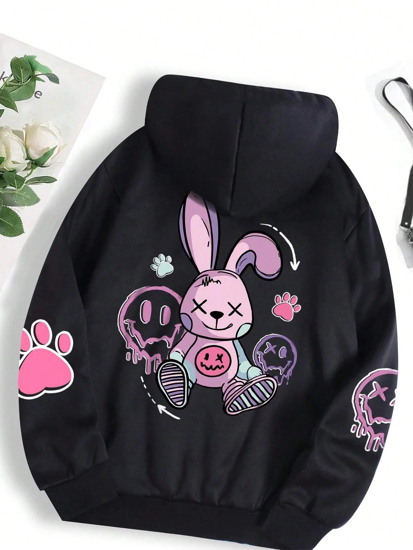 Teddybär Kapuzenpullover Sweatshirt Fleece Hoodie Pulli Damen Kapuzenpulli Shirt