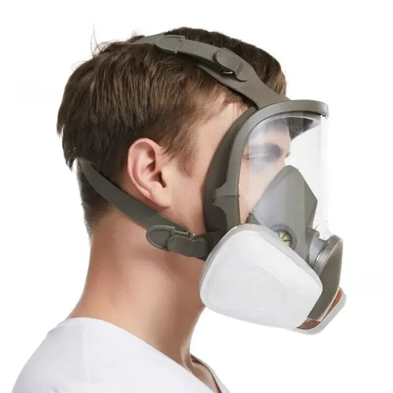6800 Atemschutzmaske Gasmaske Vollmaske Filter Vollgesichtsschutz Anti-Beschlag