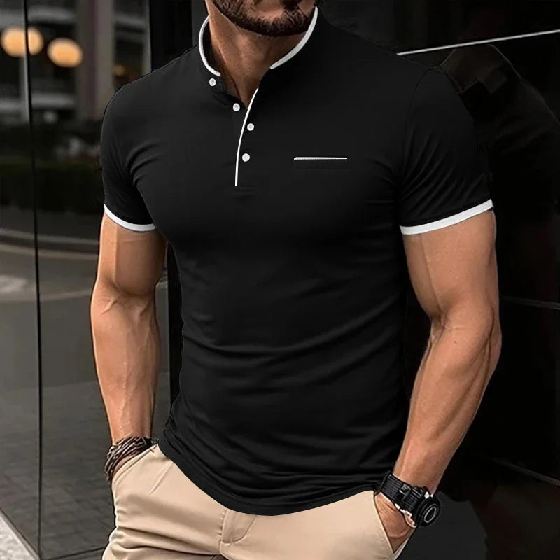 Herren Poloshirt POLO Shirt T-Shirt Kurzarm Hemd Fashion Polohemd Herrenmode Top