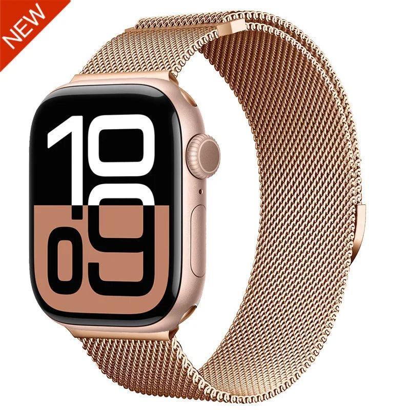 Milanese Armband für Apple Watch Series 9 8 7 6 5 4 3 SE Ultra Sport Band iWatch