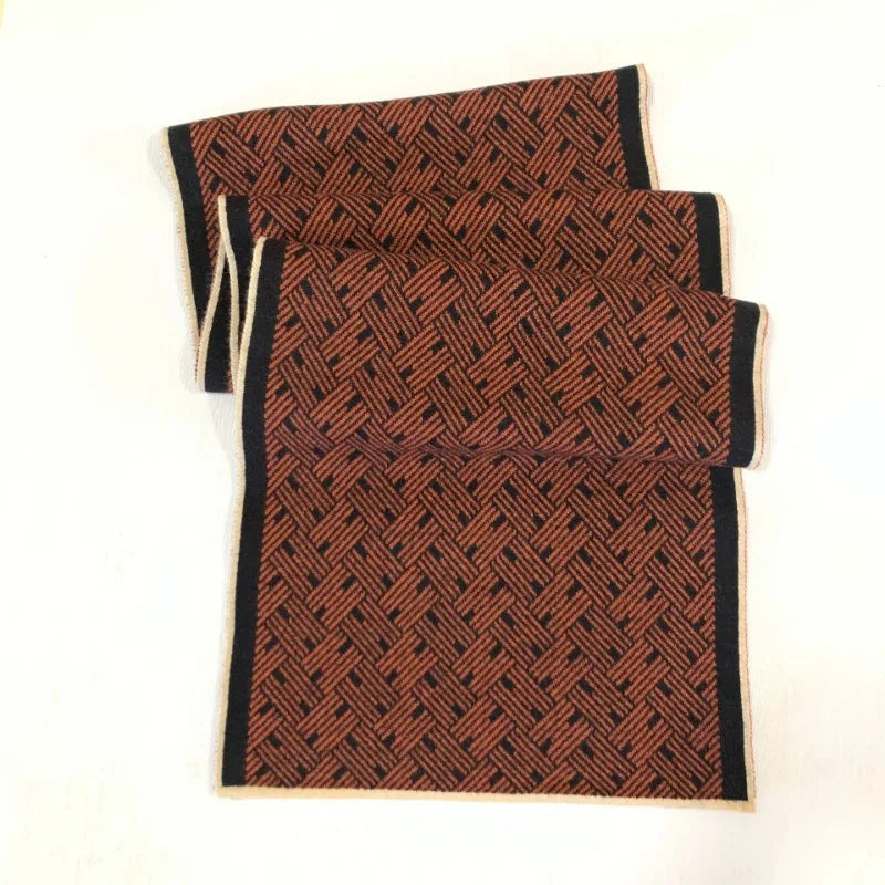 Herren Schal Winterschal Stola Schlauchschal Halstuch Wollschal Strickschal Loop