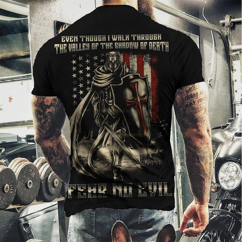 Fashion Herren Horror Skull 3D T-Shirt Rundhals Unisex Sommer Streetwear