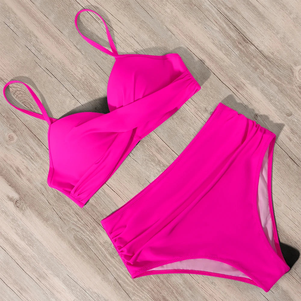 Frauen Bademode Böhmisch Bikini Set Sexy Push Up Badeanzug Damen Tanga Swimsuit