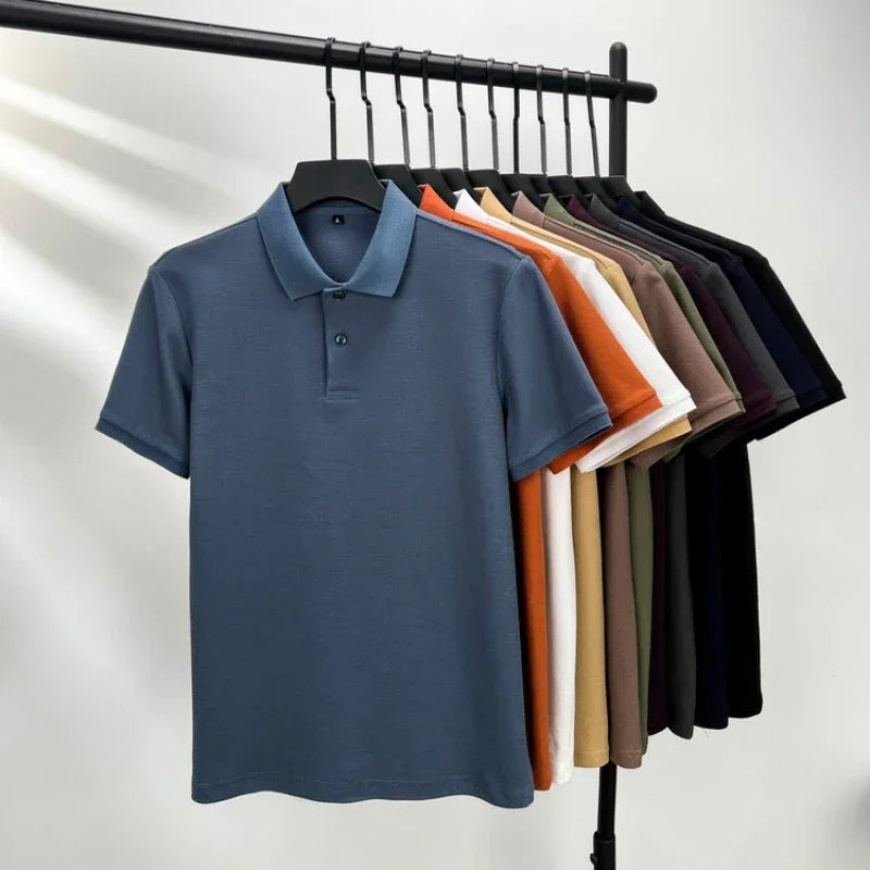 Herren Poloshirt POLO Shirt T-Shirt Kurzarm Zipper Hemd Fashion Polohemd Top NEU