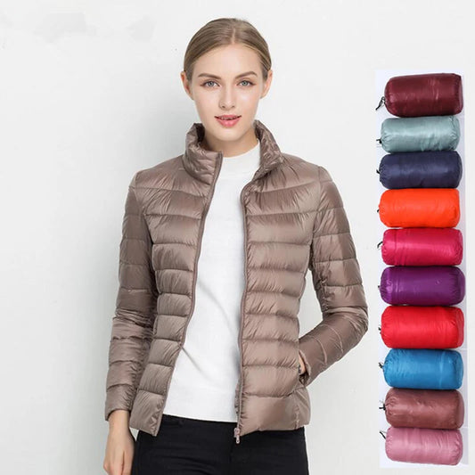 Damen Daunenjacke leichte & wetterfeste Steppjacke Stepp Jacke Übergangsjacke