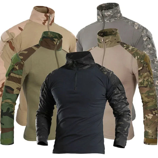 Pullover Military US Army Tactical Pulli Tarn T-shirt Sweatshirt Uniform Troyer