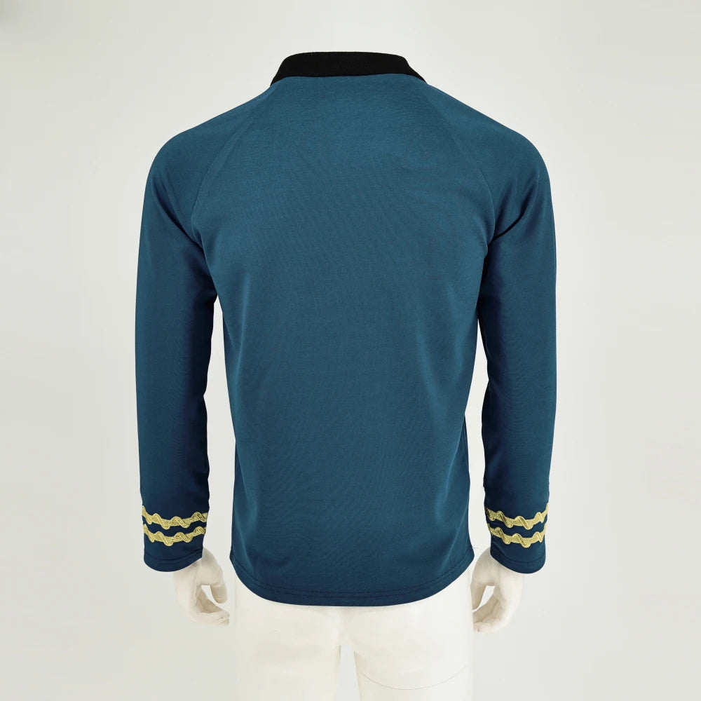 Damen Herren Kostüm Captain Kirk Uniform Karneval Fasching Halloween Mottopartys