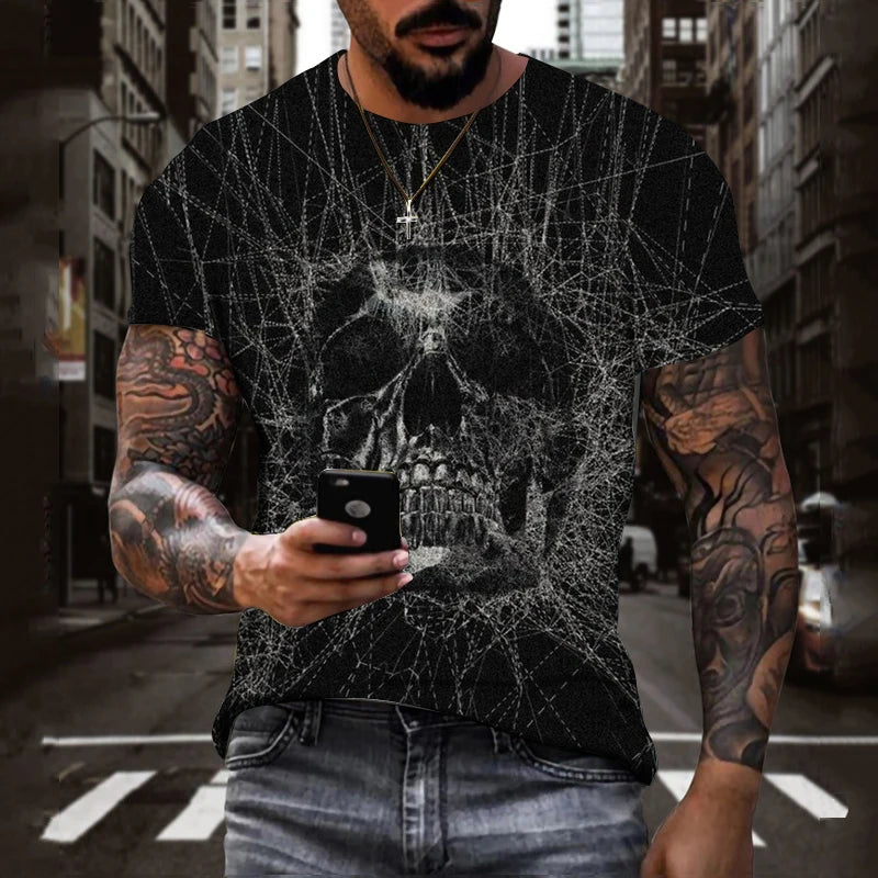 Fashion Sommer T-Shirt Herren Vintage Shirt Rundhals Unisex Streetwear Tank Top