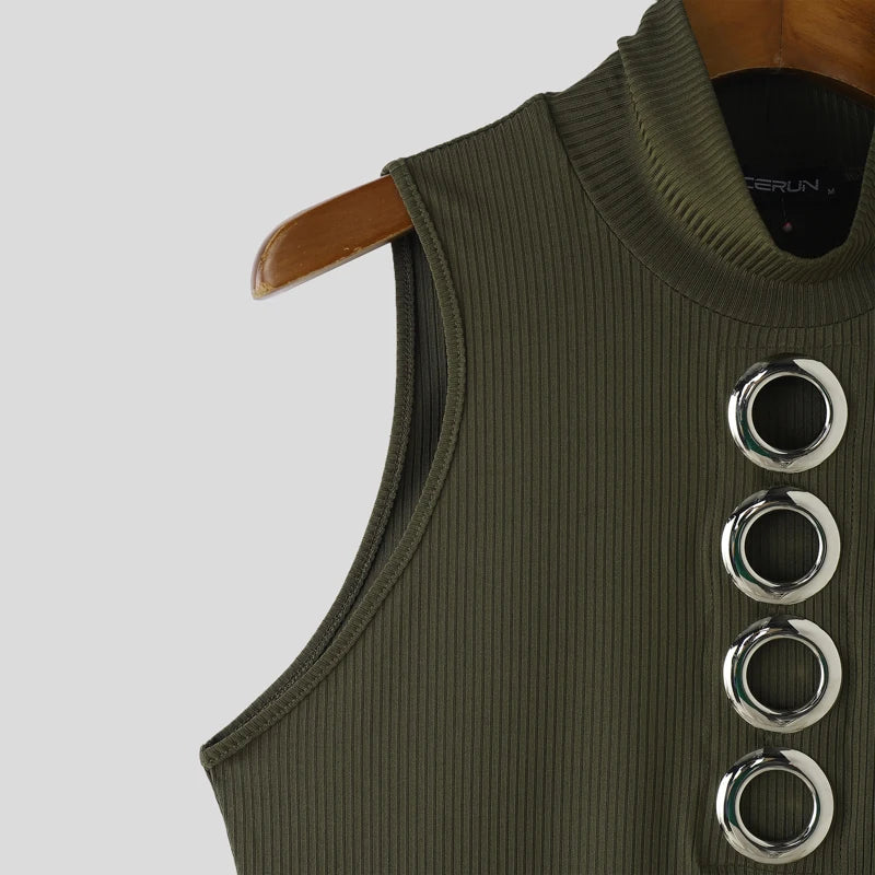 Herren Oberteil Ärmellos Tank Top Sexy Shirt Clubwear Muskel T-Shirt Unterhemd