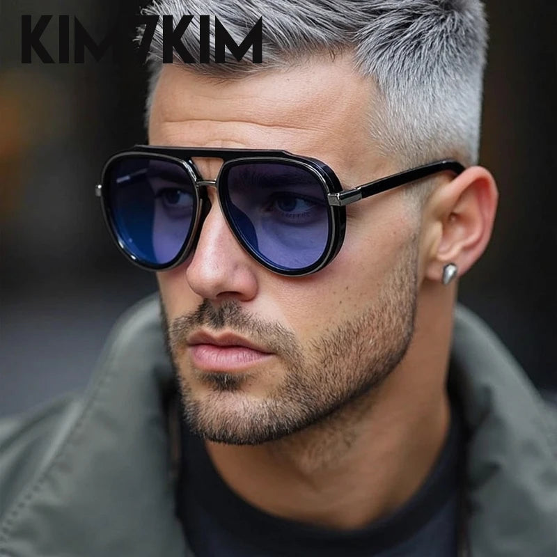 Damen Sonnenbrille Luxus Modische Herren Brille Vintage Pilotenbrille UV400