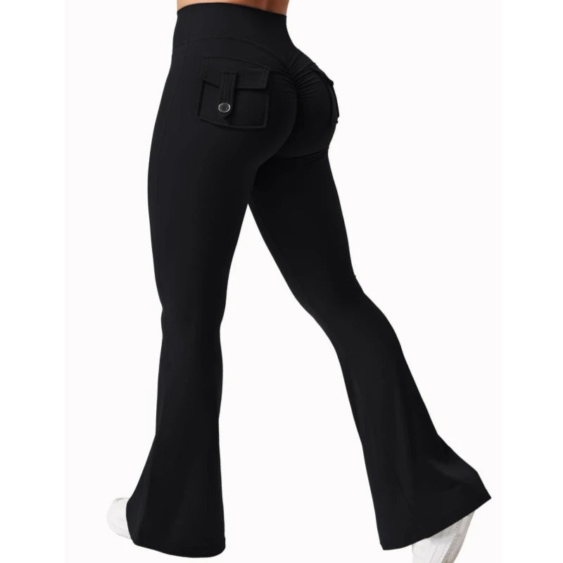 Leggins Donna Push up Vita Alta Pantaloni Sportivi Fitness Yoga Palestra Tuta